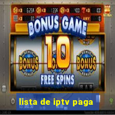 lista de iptv paga